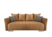 Schlafsofa >Phedra< in 9760 Corto curry, Mikrofaser/Stoff - 242x90x131cm (BxHxT)