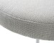 Sitzhocker (4er-Set) >PELICAN< in sandfarbig, Stoff und Stahl - 40x48x40cm (BxHxT)