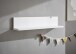 Wandboard >Spice< in Weiß / Weiß Hochglanz - 90x19x17 (BxHxT)