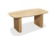 Couchtisch >Barney< Bootsform, Akazie massiv - 110x46x60cm (BxHxT)