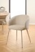 Esszimmerstuhl >Eleanor< (2er-Set) Design 4-Fuß, Bezug beige - 55,5x79x55cm (BxHxT)