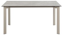 Esstisch >Palermo< in grau, Keramik / Metall -...