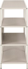Standregal >Seaford< in grau, Metall / Holzwerkstoff - 114x78x35cm (BxHxT)