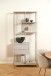 Standregal >Seaford< 2 Schübe, in grau - 77x185x35 (BxHxT)