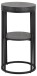 Beistelltisch >Strington< mit Ablage, in schwarz - 35x65x35 (BxHxT)