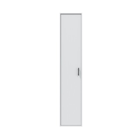 Mehrzweckschrank >LAUNDRY< 1 Tür, 2 Böden, Artik Weiß - 41x206x40 (BxHxT)