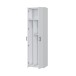 Mehrzweckschrank >LAUNDRY< 2 Türen, 2 Böden, Artik Weiß - 60x206x40 (BxHxT)