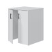 Waschmaschinenunterschrank >LAUNDRY< 2 Türen, in Artik Weiß - 69x88x67 (BxHxT)