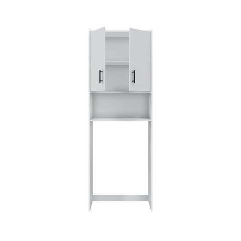 Mehrzweckschrank >LAUNDRY< 2 Türen, Fach, Böden, Artik Weiß - 73x206x40 (BxHxT)