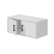 Hängeschrank >LAUNDRY< 2 Türen, Artik Weiß - 80x34x40 (BxHxT)
