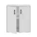 Mehrzweckschrank-Set >LAUNDRY < (4-teilig) Weiß, 2x Umbauschrank, Unterschrank, Hängeschrank