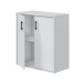 Mehrzweckschrank-Set >LAUNDRY < (4-teilig) Weiß, 2x Umbauschrank, Unterschrank, Hängeschrank