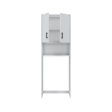 Mehrzweckschrank-Set >LAUNDRY< (5-teilig) in Artik Weiß - 218x206x40 (BxHxT)