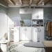 Mehrzweckschrank-Set >LAUNDRY< (5-teilig) in Artik Weiß - 218x206x40 (BxHxT)