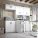 Mehrzweckschrank-Set >LAUNDRY< (6-teilig) in Artik Weiß - 226x206x40 (BxHxT)