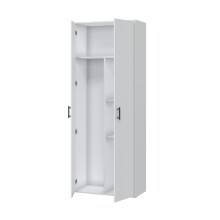 Mehrzweckschrank-Set >LAUNDRY< (3-teilig) in Artik Weiß - 181x206x40 (BxHxT)