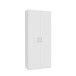 Drehtürenschrank >HOME NOOK< 5 Böden, 2 Stangen, Weiss  - 88,9x210,5x42cm (BxHxT)