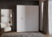 Drehtürenschrank >HOME NOOK< 10 Böden, 3 Stangen, Weiss - 177,5x210,5x42cm (BxHxT)