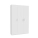 Drehtürenschrank >HOME NOOK< 9 Böden, 2 Stangen, Weiss - 133,2x210,5x42cm (BxHxT)