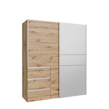 Schiebetürenschrank >WINN 2< 3 Schübe, 2...