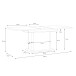 Kulissen-Esstisch >LACETTI< ausziehbar 200cm, Eiche Dekor / sandfarbig - 160/200x76,4x90cm (BxHxT)