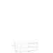 Couchtisch >LACETTI< Schublade, Valencia Eiche Dekor / sandfarbig  - 120x43,7x60 (BxHxT)