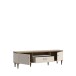 Lowboard >LACETTI< in Valencia Eiche Dekor / sandfarbig - 179,8x53,3x41,2cm (BxHxT)