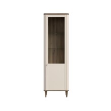 Stauraumvitrine >LACETTI< in Valencia Eiche Dekor /...