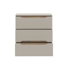 Schubkastenkommode >EDWAL< in Sand / Mauvelle Eiche - 85,1x92,3x41,5cm (BxHxT)
