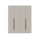 Drehtürenschrank >EDWAL< in sandfarbig / Mauvelle Eiche Dekor - 177,5x210,5x54,2cm (BxHxT)