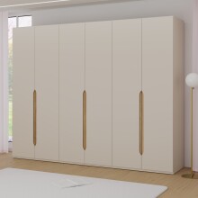 Drehtürenschrank >EDWAL< in sandfarbig /...