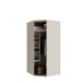 Eckkleiderschrank >WEXLIN< Sand/ Mauvella Eiche Dekor - 92,2x193,7x92,2cm (BxHxT)