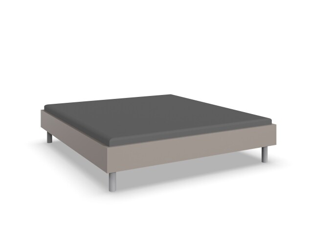Bettgestell >Easy Beds Standard< Liegefläche 180x200cm, SAHARAGRAU - 189x38x210cm (BxHxT)
