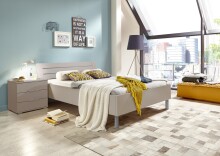 Bettgestell >Easy Beds Comfort< Liegefläche 180x200cm, SAHARAGRAU - 189x46x210cm (BxHxT)