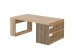 Couchtisch >Carlo< in Evoke Eiche Dekor, schwarz - 108x43x60cm (BxHxT)
