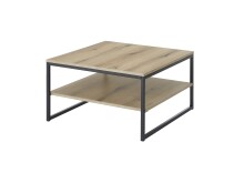 Couchtisch >Cube< in Evoke Eiche Dekor, schwarz -...