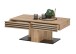 Couchtisch >Luara< 2 Schübe, Artisan Eiche Dekor, schwarz - 110x44x60 (BxHxT)