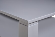 Couchtisch >Romy< in grau, Melamin, MDF - 110x41x70cm (BxHxT)