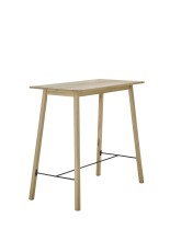 Bartisch >Jules< in Eiche, schwarz, Massivholz,...