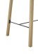 Bartisch >Jules< in Eiche, schwarz, Massivholz, Metall - 120x104x60cm (BxHxT)
