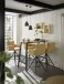Bartisch >Kent< in Eiche, schwarz, Massivholz, Metall - 120x104x60cm (BxHxT)