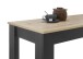 Bartisch >Modesto< in Artisan Eiche Dekor, schwarz - 115x103x50cm (BxHxT)