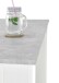 Bartisch >Modesto< in beton Dekor, weiß - 115x103x50cm (BxHxT)