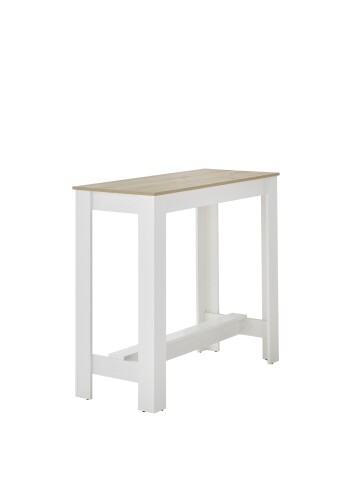 Bartisch >Modesto< in Artisan Eiche Dekor, weiß - 115x103x50 (BxHxT)