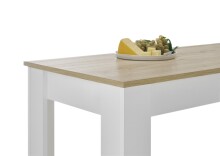Bartisch >Modesto< in Artisan Eiche Dekor, weiß - 115x103x50 (BxHxT)