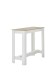 Bartisch >Modesto< in Artisan Eiche Dekor, weiß - 115x103x50 (BxHxT)