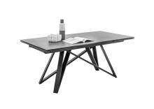 Kulissen-Esstisch >Charly< ausziehbar, taupe /schwarz - 180/280x75x95 (BxHxT)