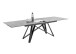 Kulissen-Esstisch >Charly< ausziehbar, taupe /schwarz - 180/280x75x95 (BxHxT)