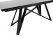 Kulissen-Esstisch >Charly< ausziehbar, taupe /schwarz - 180/280x75x95 (BxHxT)