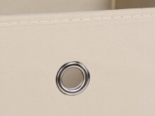 Faltbox >One< in beige aus Polypropylen - 32x32x32cm (BxHxT)